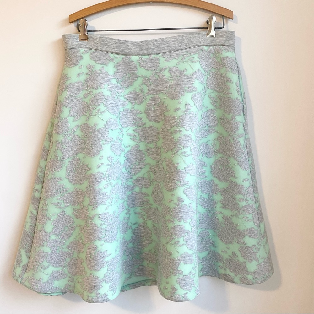 Catherine Malandrino skirt full A-line mint green size 10
